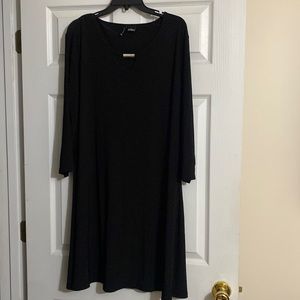 Polyester/spandex dress-